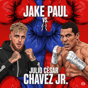 Get ready for the high-stakes cruiserweight clash between Jake Paul and Julio Cesar Chavez Jr. on June 28 in Anaheim.